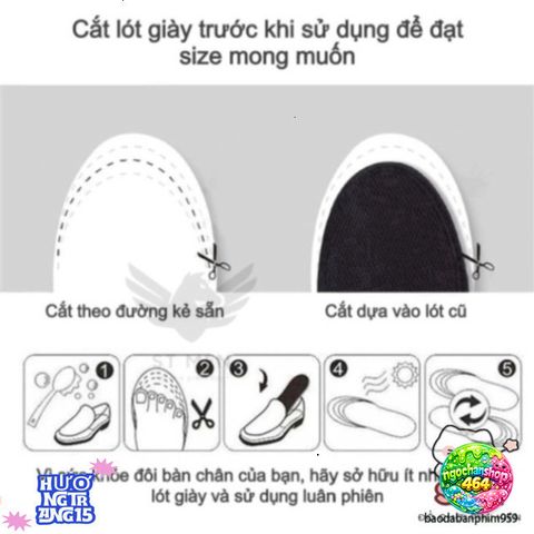 Lót Giày Tăng Chiều Cao Đệm Khí Cao Cấp - Thoáng Mát, Kháng Mùi, Phù Hợp Cho Nam Nữ, Điều Chỉnh 3-9cm