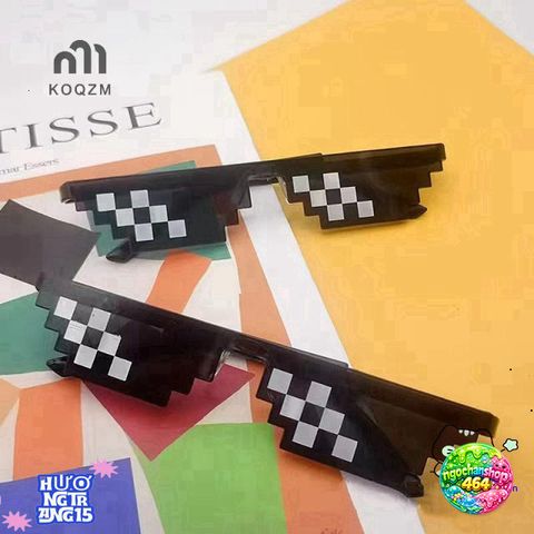 Kính Mát Khảm Retro Độc Đáo - Thiết Kế Thời Trang Cho Game Thủ - Bảo Vệ Mắt Chống Tia UV, Nhiều Màu Sắc