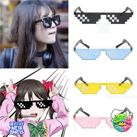 Kính Mát Thug Life Hình Đa Giác Đáng Yêu - Kính Râm Thời Trang Cho Nam Nữ, Phụ Kiện Thời Trang Cá Tính