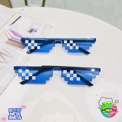 Kính Thug Life 8bit Chống Bụi - Kính Mát Thời Trang Cá Tính Cho Nam Nữ, Hot Trend 2018, Phụ Kiện Chụp Ảnh Nhóm