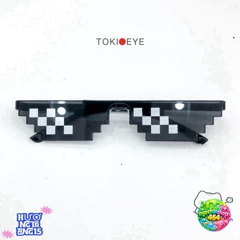 Kính Mắt 8-Bit Thug Life Unisex - Kính Chống Tia UV 400, Thời Trang Độc Đáo Cho Photoshoot Và Đi Bar