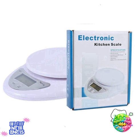 Cân Điện Tử Mini Nhà Bếp 1g-5kg - Cân Chính Xác Cao, Thiết Kế Tiện Dụng, Sử Dụng Dễ Dàng, Màn Hình LCD Rõ Ràng