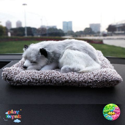 Chó Poodle Bông Xù Nâu 99% Khử Mùi, Lọc Khí - Thú Bông Trang Trí Xe Hơi Đáng Yêu, Phụ Kiện Ô Tô Hút Mùi Than Hoạt Tính