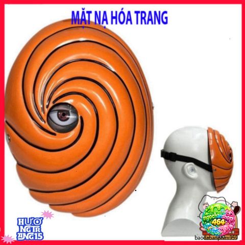 Khẩu Trang Sharingan Sasuke Phát Sáng - Quà Tặng Cosplay Fan Naruto Tobi Uchiha Obito Hấp Dẫn