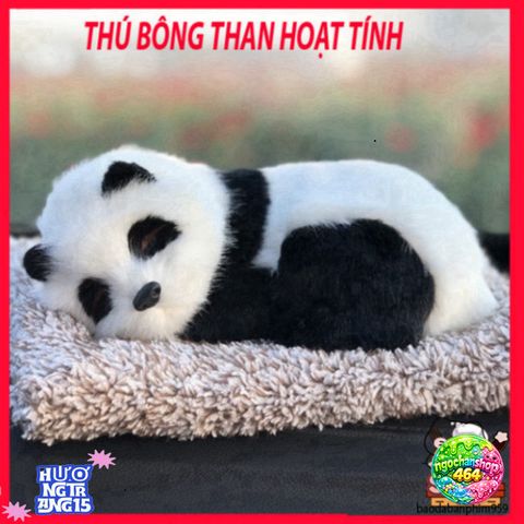 Gấu Đôi Panda Mẹ Con - Phụ Kiện Trang Trí Xe Hơi Với Lõi Than Hoạt Tính Khử Mùi, Dễ Thương Cho Không Gian Trong Lành
