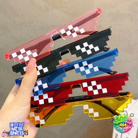 Kính Thug Life 8Bit Chống Bụi - Phụ Kiện Thời Trang Cool Ngầu Cho Nam Nữ, Hot Trend Tiktok 2023