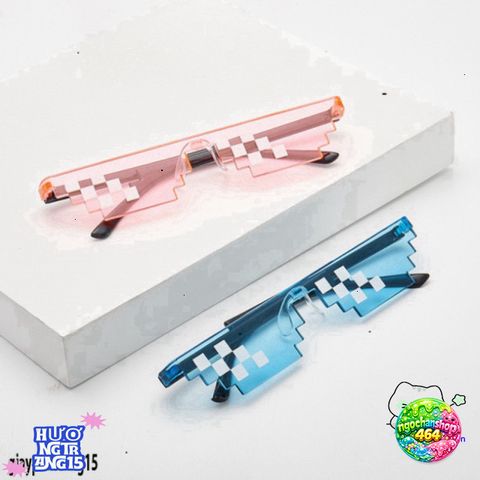 Kính Thug Life 8Bit Chống Bụi - Phụ Kiện Thời Trang Cool Ngầu Cho Nam Nữ, Hot Trend Tiktok 2023