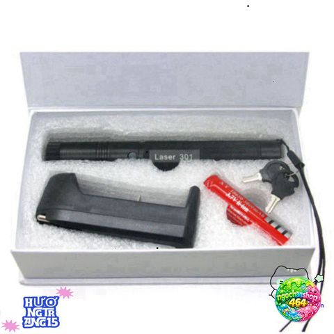 Bút Laser 303 Chống Nước - Đèn Laser Xanh Lá Sạc Lại 3km, Chiếu Sáng Trình Chiếu và Du Lịch, Đèn Thuyết Trình Siêu Sáng 350lm