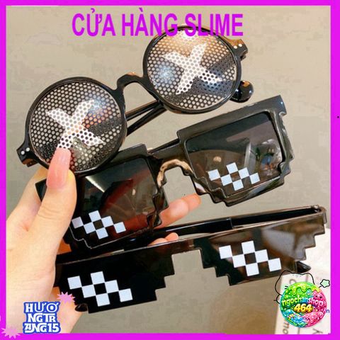 Kính Thuglife MINECRAFT 6 Chấm - Kính Mắt Thời Trang Độc Đáo, Nhiều Màu Sắc, Kiểu Dáng Cực Cute Cho Trẻ Em