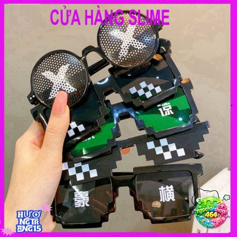 Kính Thuglife MINECRAFT 6 Chấm - Kính Mắt Thời Trang Độc Đáo, Nhiều Màu Sắc, Kiểu Dáng Cực Cute Cho Trẻ Em