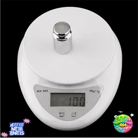 Cân điện tử BA499 - Cân tiểu ly chính xác 1g đến 5kg, màn hình LCD, sensor cao cấp, hoàn hảo cho nhà bếp và làm bánh