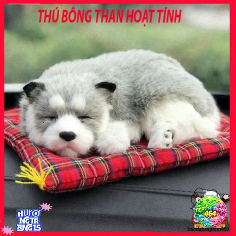Thú Nhồi Cún Khử Mùi - Bông Than Hoạt Tính Lọc Không Khí Thiết Kế Dễ Thương Cho Ô Tô và Không Gian Sống