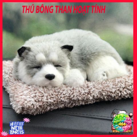Thú Nhồi Cún Khử Mùi - Bông Than Hoạt Tính Lọc Không Khí Thiết Kế Dễ Thương Cho Ô Tô và Không Gian Sống