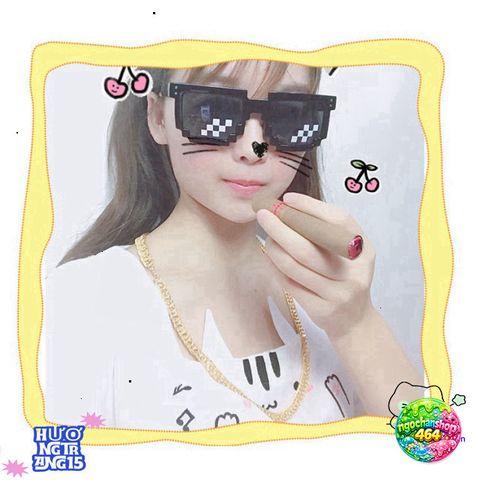 Kính Râm Thug Life Cỡ Đại - Kính Mát Phong Cách Meme, Che Nửa Mặt Độc Đáo, Quà Tặng Đáng Mê cho Fan Đam Mê Thời Trang