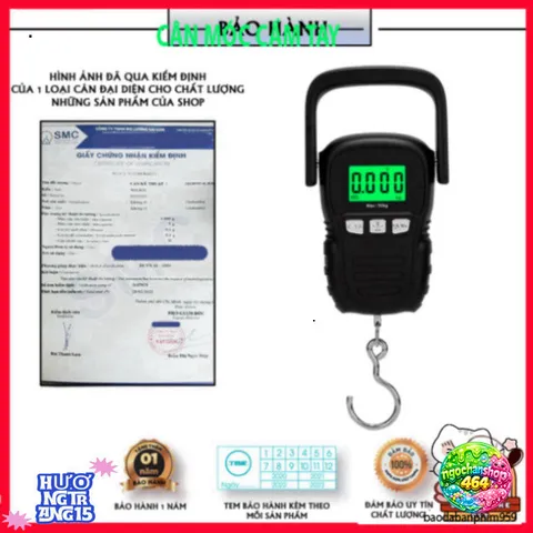 Cân Điện Tử Xách Tay 50kg A29 - Độ Chính Xác Cao, Thiết Kế Gọn Nhẹ, Đọc Trọng Lượng Nhanh Chóng, Đa Dạng Đơn Vị Đo Lường