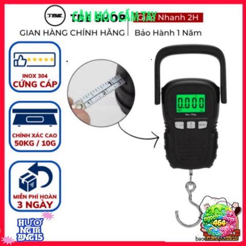 Cân Điện Tử Xách Tay 50kg A29 - Độ Chính Xác Cao, Thiết Kế Gọn Nhẹ, Đọc Trọng Lượng Nhanh Chóng, Đa Dạng Đơn Vị Đo Lường