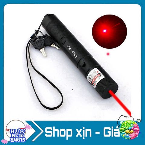 Đèn Laser 303 Sạc Đỏ Rực - Đèn Pin Chống Nước Dùng Trong Giảng Dạy & Du Lịch - Điểm Sáng Cường Độ Cao 1 KM