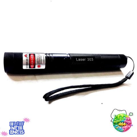Đèn Laser 303 Sạc Đỏ Rực - Đèn Pin Chống Nước Dùng Trong Giảng Dạy & Du Lịch - Điểm Sáng Cường Độ Cao 1 KM
