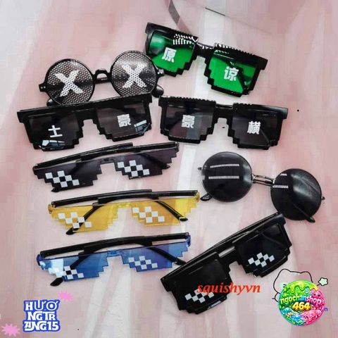 Kính Mát Đen Thug Life PVN52031 - Phong Cách Độc Đáo Cho Game Thủ và Lượt Fan Hâm Mộ Thời Trang