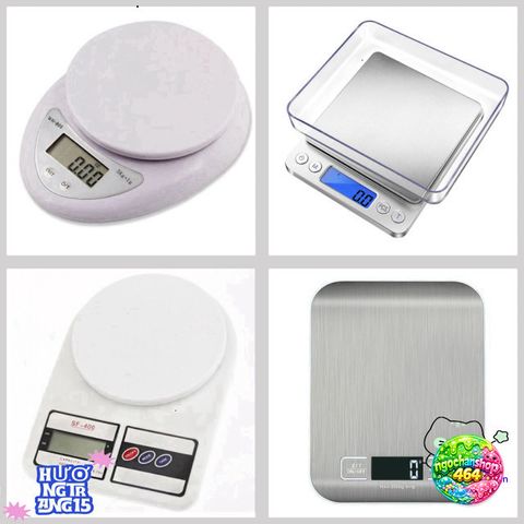 Cân Điện Tử Bàn 3KG & 5KG - Cân Chính Xác Cao Dùng Pin Tiện Lợi Cho Bếp Gia Đình, Cân Thực Phẩm, Gạo, Gia Vị