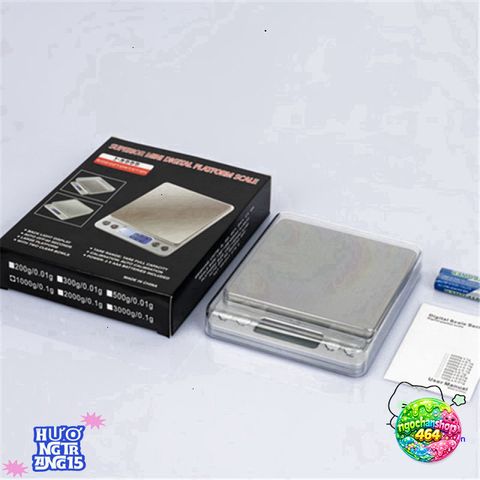 Cân Điện Tử Bàn 3KG & 5KG - Cân Chính Xác Cao Dùng Pin Tiện Lợi Cho Bếp Gia Đình, Cân Thực Phẩm, Gạo, Gia Vị