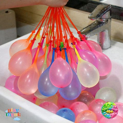 Thiết Bị Bóng Bay Nước Y6B - Trò Chơi Mùa Hè Cho Trẻ Em - 111 Quả Bóng & 3 Chùm Lắp Đặt Nhẹ Nhàng