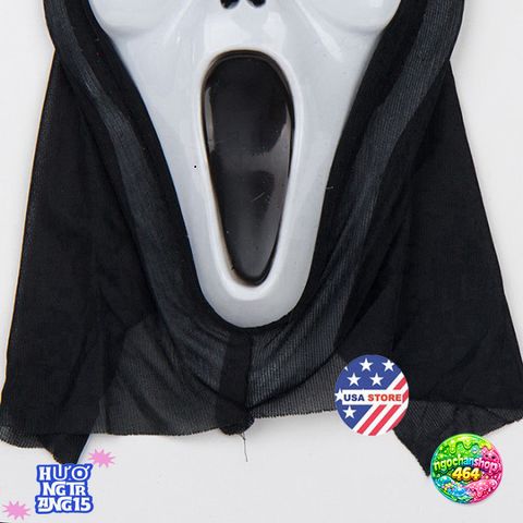 Mặt Nạ Thần Chết Scream - Mặt Nạ Hóa Trang Kinh Dị Độc Đáo Cho Halloween và Trung Thu