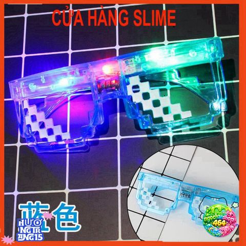 Kính Mắt Thời Trang LED MINECRAFT 6 Chấm - Kính Thug Life Độc Đáo Dành Cho Fan Game, Phong Cách Cool Ngầu