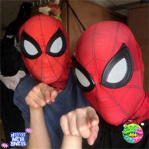 Mũ 3D Spider-Man Cosplay - Peter Parker & Miles Morales Mặt Nạ Siêu Anh Hùng Halloween cho Người Lớn