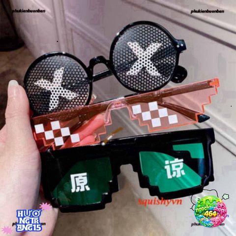 Kính Gương Thug Life 6 Chấm - Phụ Kiện Thời Trang Độc Lạ, Siêu Ngầu và Nhiều Màu Cho Gamer