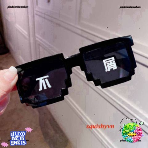 Kính Gương Thug Life 6 Chấm - Phụ Kiện Thời Trang Độc Lạ, Siêu Ngầu và Nhiều Màu Cho Gamer