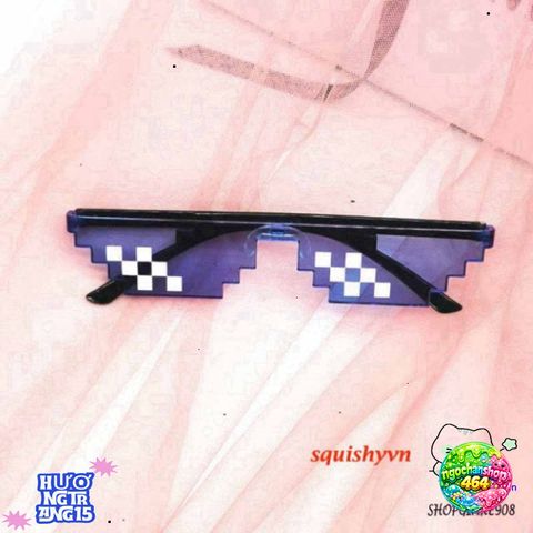 Kính Mắt Thug Life 6 Chấm MINECRAFT - Kính Thời Trang Nam Nữ Phong Cách Đẳng Cấp, Bảo Vệ UV, Nhiều Màu Sắc