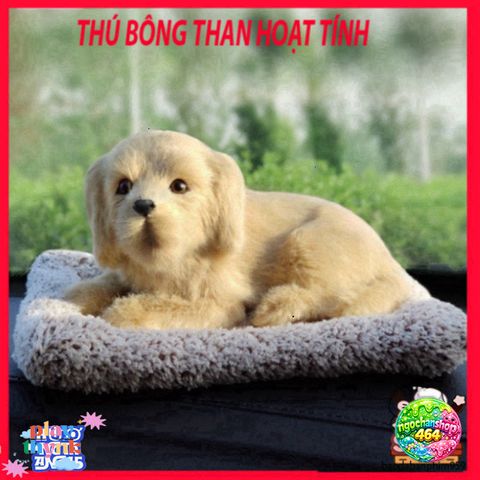 Thú Bông Khử Mùi Than Hoạt Tính Hình Chó Vàng - Đồ Trang Trí Xe Hơi Và Không Gian Sống Tươi Mát, Giải Pháp Khử Mùi Hiệu Quả