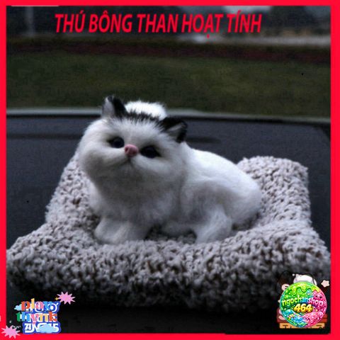 Thú Bông Ô Tô Khử Mùi Chó Mèo - Phụ Kiện Trang Trí Xe Hơi Với Lõi Than Hoạt Tính - Giải Pháp Sống Khỏe Cho Gia Đình