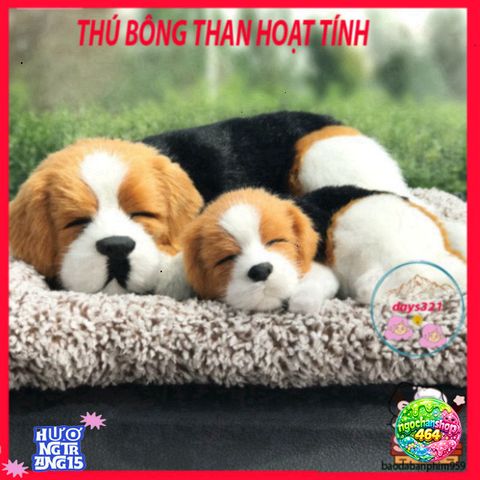 Túi Bông Hình Cún Đôi Đen Vàng - Khử Mùi, Lọc Không Khí Xe Hơi & Thú Cưng - Phụ Kiện Dễ Thương Cho Không Gian Sống Trong Lành