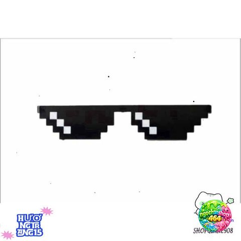 Kính Mắt Thuglife 6 Chấm MINECRAFT Thời Trang Cho Trẻ - Chất Lượng Cao, Cute, Phù Hợp Đi Chơi và Chụp Ảnh Nhóm