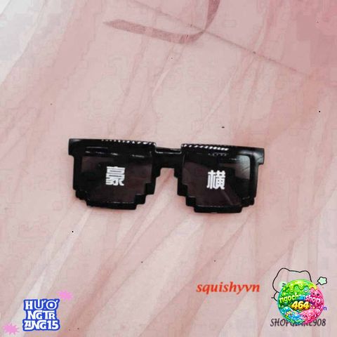 Kính Mắt Thuglife 6 Chấm MINECRAFT Thời Trang Cho Trẻ - Chất Lượng Cao, Cute, Phù Hợp Đi Chơi và Chụp Ảnh Nhóm