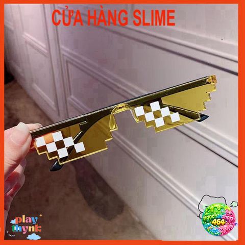 Kính Thuglife MINECRAFT - Kính Mát 6 Chấm Nhiều Màu Sắc Thời Trang, Phong Cách Cute Dành Cho Nam Nữ, Hot Trend 2021