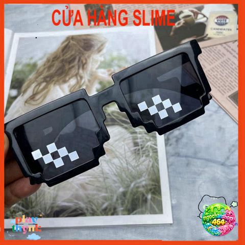 Kính Thuglife MINECRAFT - Kính Mát 6 Chấm Nhiều Màu Sắc Thời Trang, Phong Cách Cute Dành Cho Nam Nữ, Hot Trend 2021