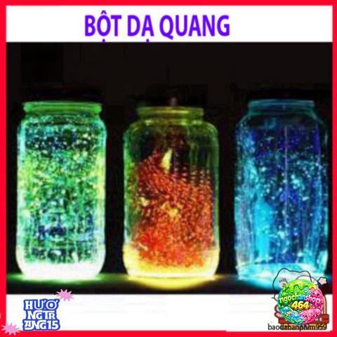 Bột Dạ Quang MS40 5g - Phát Sáng Trong Bóng Tối, Tạo Hiệu Ứng Nghệ Thuật Cho Slime và DIY, An Toàn và Thân Thiện Với Môi Trường