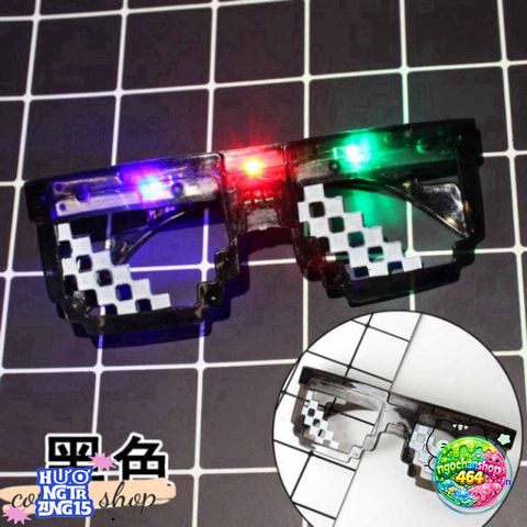Kính Thuglife 6 Chấm MINECRAFT LED Nhiều Màu Sắc - Kính Mắt Thời Trang Độc Đáo Dành Cho Người Sáng Tạo