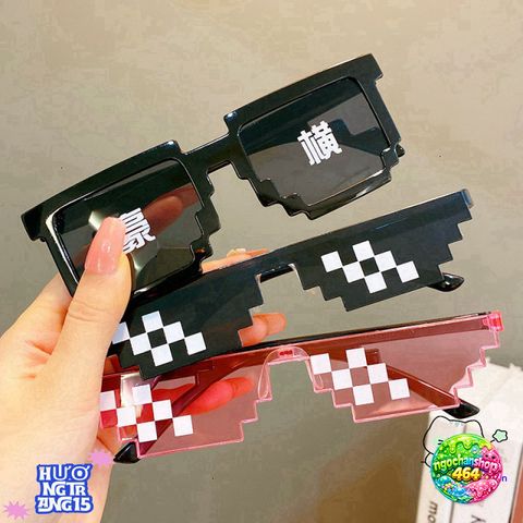 Kính Mắt Thuglife 6 Chấm MINECRAFT - Gọng Thời Trang Độc Đáo Nhiều Màu Sắc Cho Nam Nữ, Hot Trend 2021