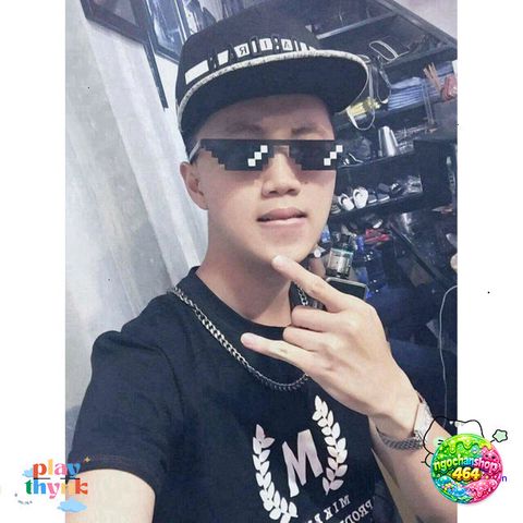 Kính Mát Thug Life Gọng Retro Dẹt Thời Trang Unisex Đa Dạng Màu Sắc - Bảo Vệ Mắt UV400 Chính Hãng