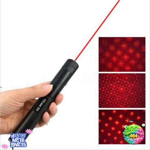 Đèn Pin Laser LASER 303 - Chiếu Xa 2 Km, Bộ Quà Tặng Kèm Pin & Sạc, Thiết Kế Siêu Nhẹ, Chống Nước, Phục Vụ Thuyết Trình và Phòng Vệ