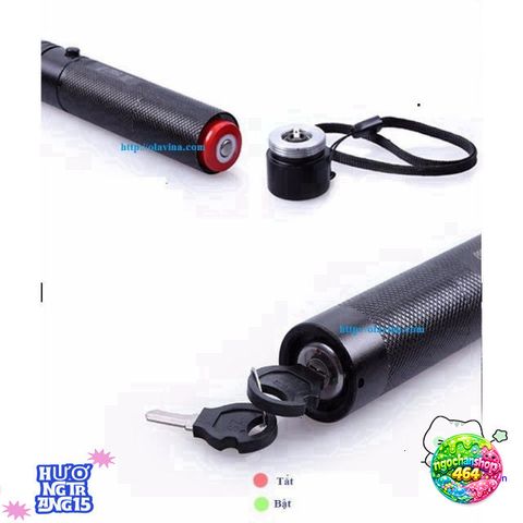 Đèn Pin Laser LASER 303 - Chiếu Xa 2 Km, Bộ Quà Tặng Kèm Pin & Sạc, Thiết Kế Siêu Nhẹ, Chống Nước, Phục Vụ Thuyết Trình và Phòng Vệ