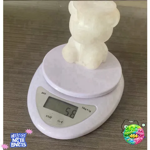 Cân Điện Tử Mini 5kg Độ Chính Xác Cao - Cân Tiểu Ly Nhà Bếp Định Lượng 1g-5kg với Màn Hình LCD và Pin Tặng Kèm