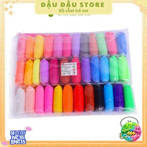 Đất Sét Nhật Bản Softclay Tự Khô Cao Cấp - Bộ 36 Màu Sáng Tạo Trang Trí & Nặn Mô Hình Cho Trẻ Em