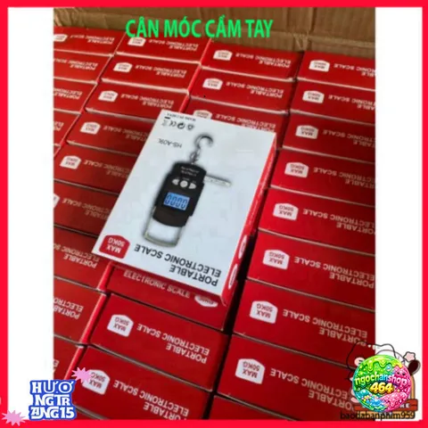 Cân Điện Tử Mini Cầm Tay - Đo Trọng Lượng Hành Lý và Chiều Cao Nhanh Chóng, Chính Xác Đến 50kg, Phụ Kiện Lý Tưởng Cho Du Lịch