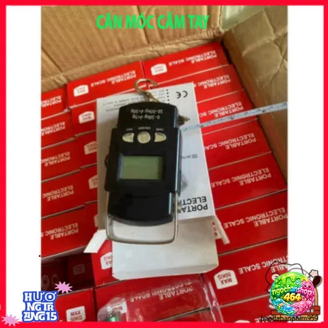 Cân Điện Tử Mini Cầm Tay - Đo Trọng Lượng Hành Lý và Chiều Cao Nhanh Chóng, Chính Xác Đến 50kg, Phụ Kiện Lý Tưởng Cho Du Lịch