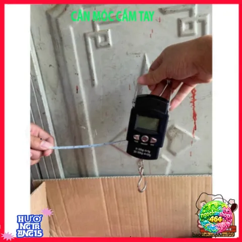 Cân Điện Tử Mini Cầm Tay - Đo Trọng Lượng Hành Lý và Chiều Cao Nhanh Chóng, Chính Xác Đến 50kg, Phụ Kiện Lý Tưởng Cho Du Lịch